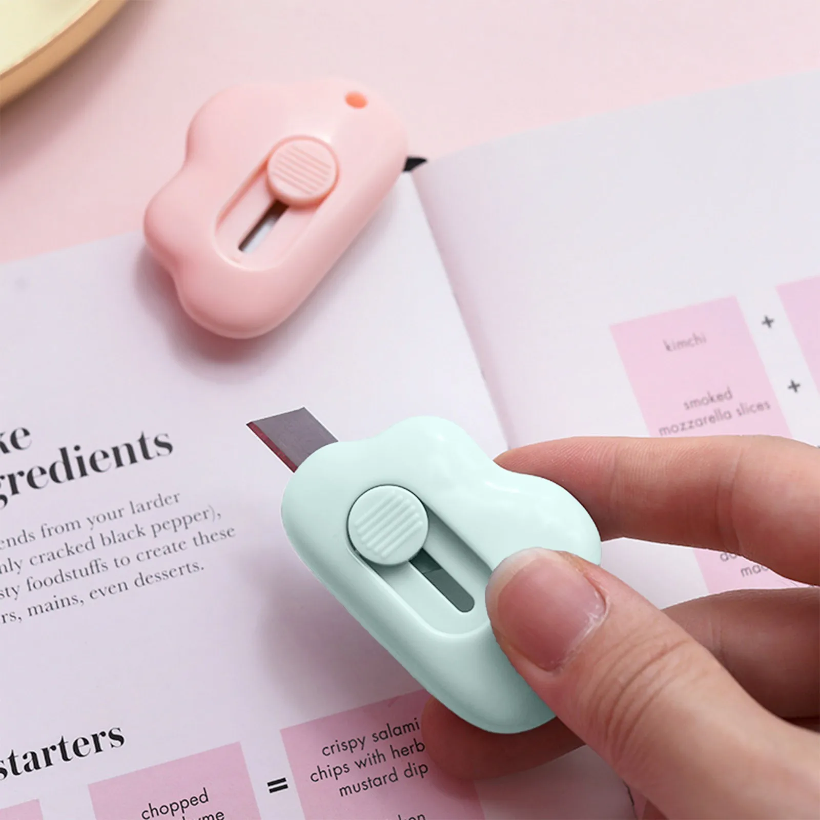Creative Portable Small Student Art Knife Express Unpacking Envelope Paper Cutting Art Convenient Multifunction Tools