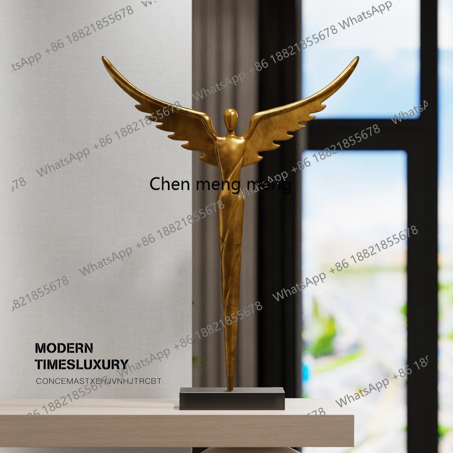 M85 الحد الأدنى الفن الشكل النحت زخرفة من الأرض إلى السقف الراقية فيلا الدرج الديكور