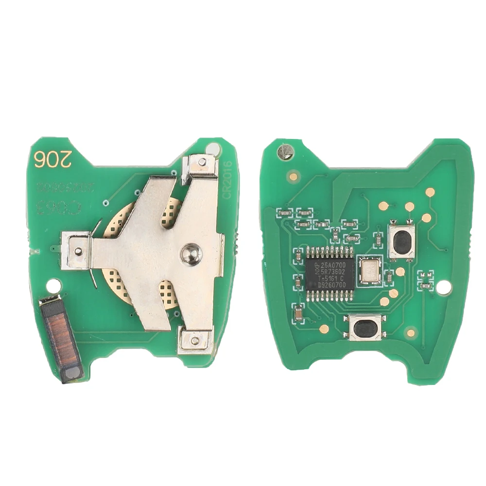 Jingyuqin Afstandsbediening Autosleutel 433mhz ID46 Voor Aygo Peugeot 106 107 206 306 307 207 407 Partner Voor Citroen C1 C2 C3 C4 Saxo Picasso