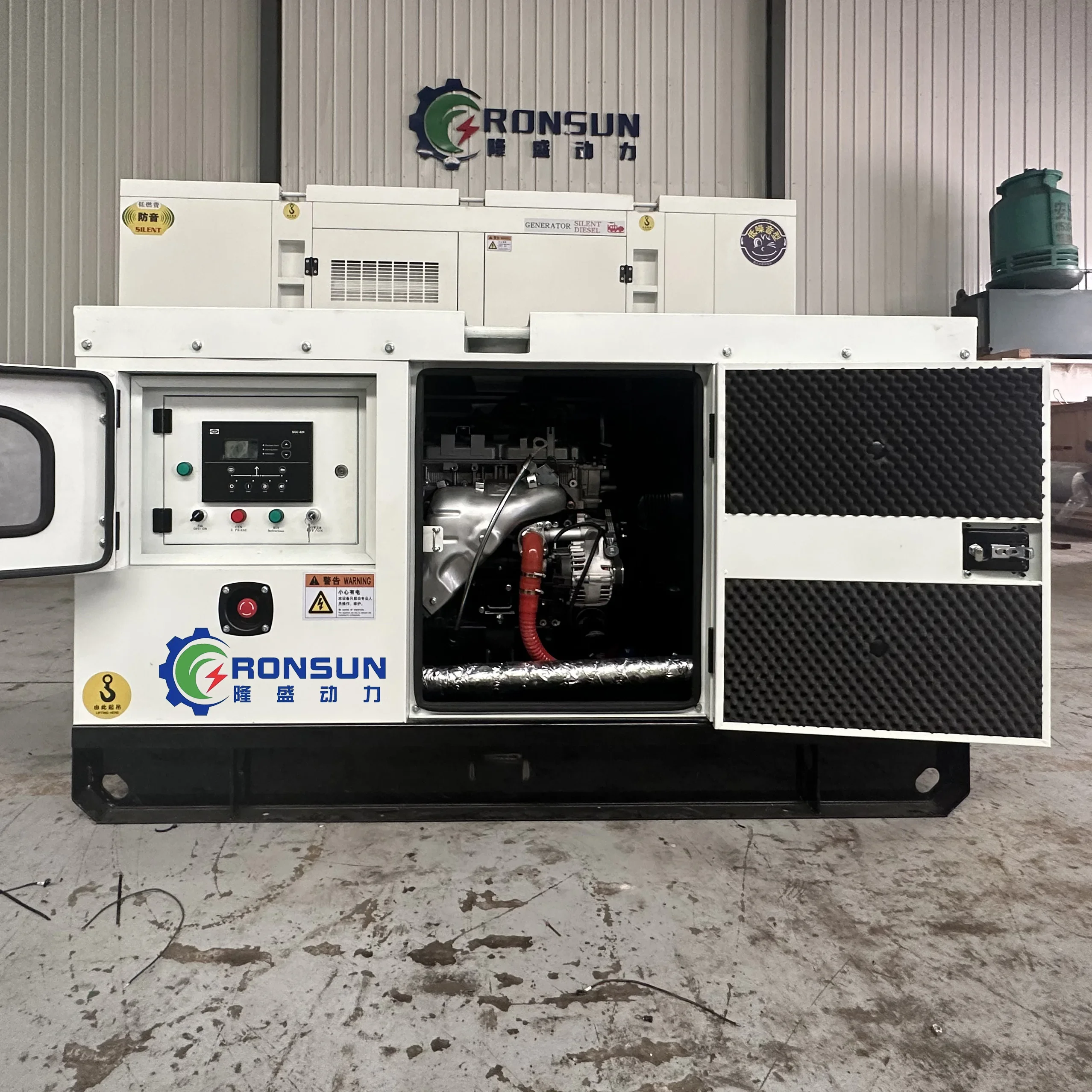 Nuevo grupo electrógeno natural con grupo electrógeno natural de potencia principal del motor de 30 kW