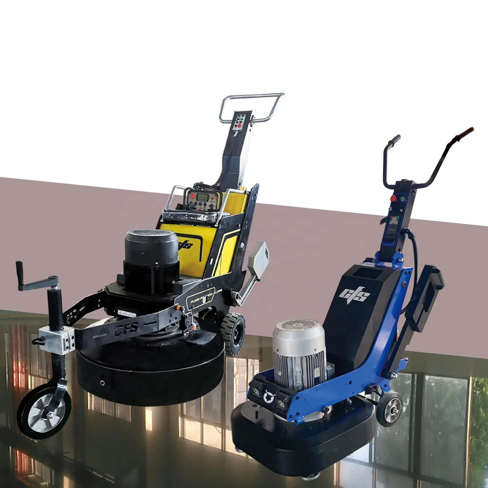 High Gloss Electric Concrete 220V/380V  Floor Grinder Grinding Machine Planetary Manufacturer with Industrial Vacuum Cleaner