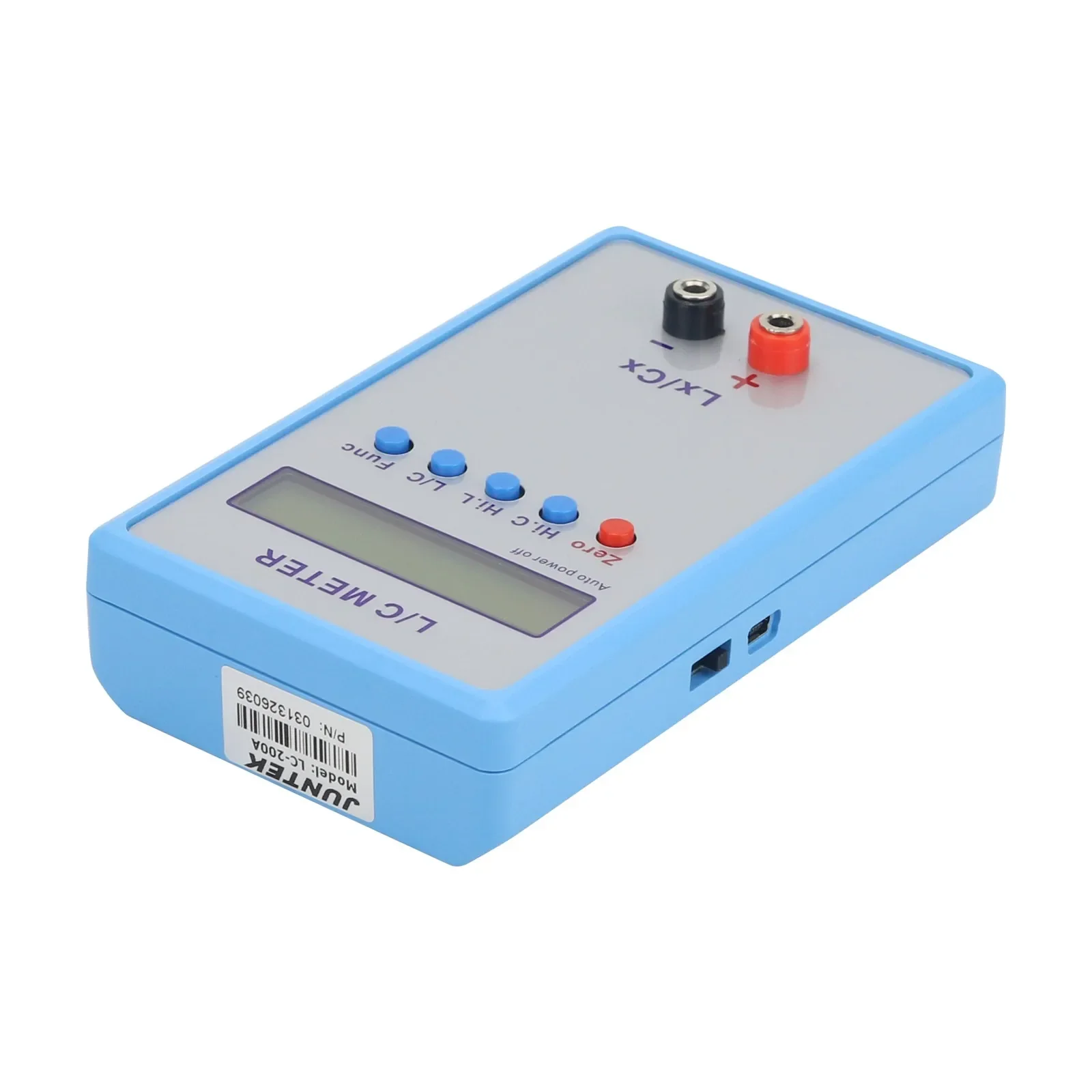2025 LC200A High-Precision Inductance Capacitance Meter Electronic Measuring Instrument with Power Adapter and SMT Test Clip