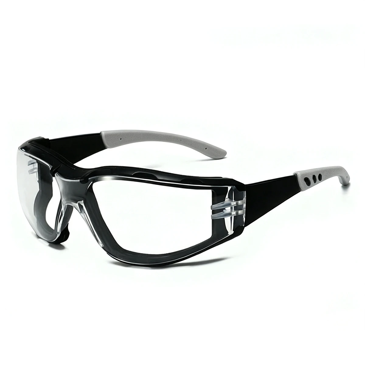 Safety Glasses Anti Fog Scratch Resistant ANSI Z87.1 CE Protective Eyewear with Foam Gasket