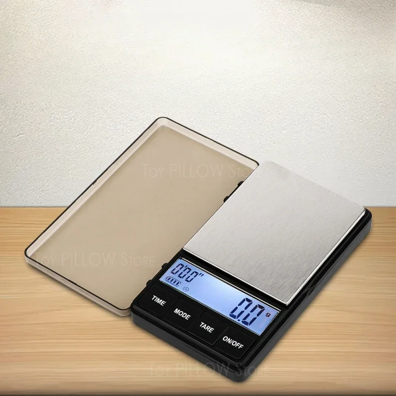 Household mini scale, coffee, tea, food electronic weighing, smart baking kitchen gram scale (excluding batteries)