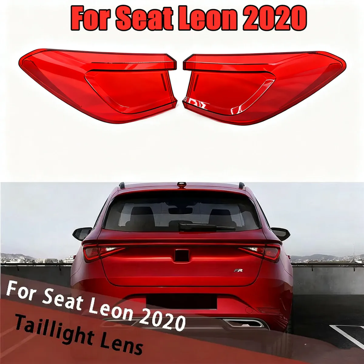 

Наружная крышка заднего фонаря, корпус заднего фонаря, замена чехла Lamlpshade из плексигласа для Seat Leon 2020