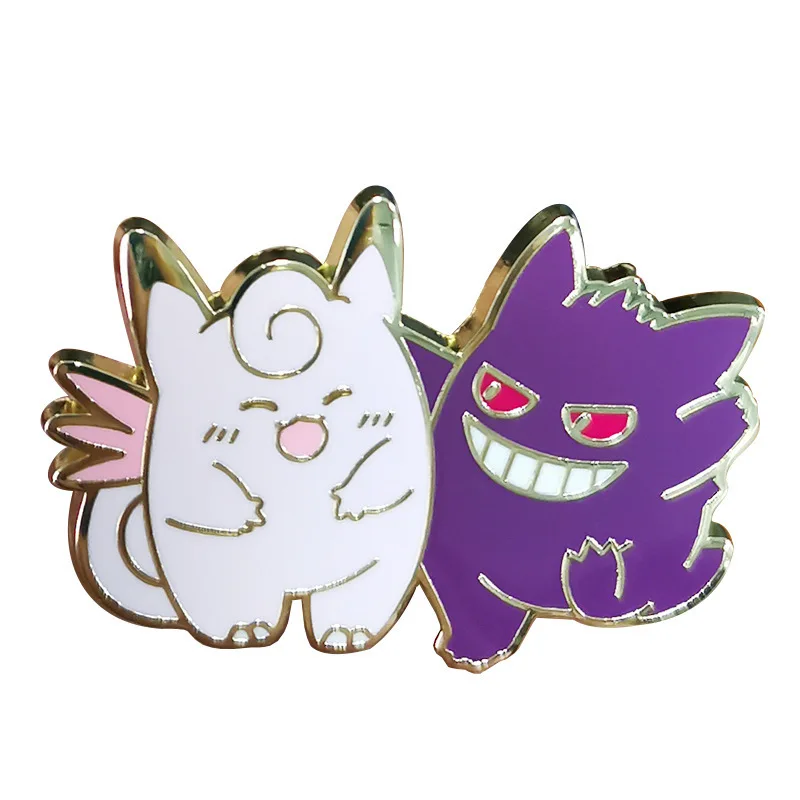 Kawaii Anime Movies Hard Enamel Pins Collect Cute Ghost Metal Cartoon Brooch Backpack Collar Lapel Badges Women Fashion Jewelry