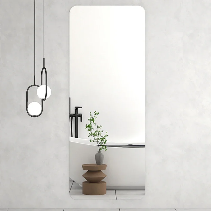 

Makeup Bathroom Full Body Mirror Compact Ultrafragola Shaving Aesthetic Mirror Nordic Aumento Bathroom Fixture