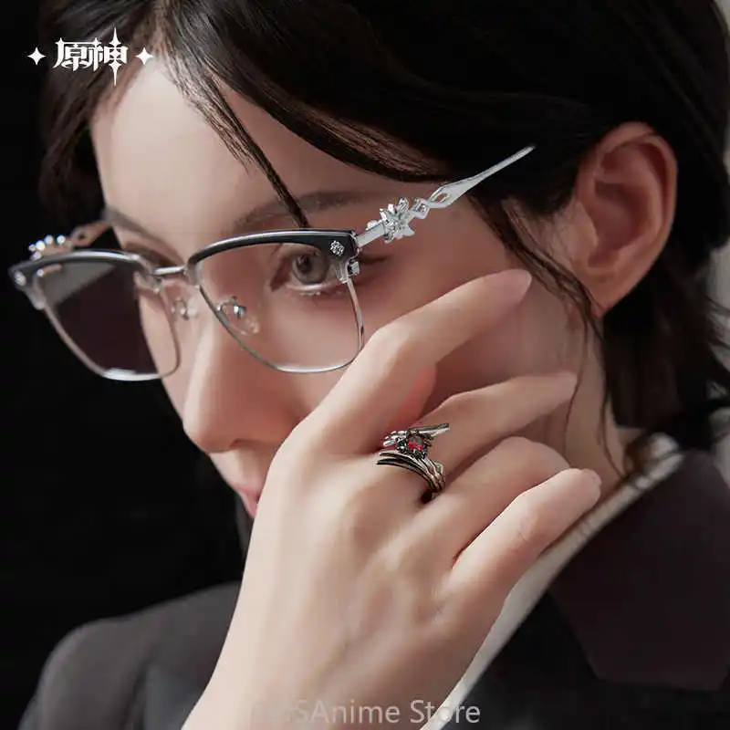 

Официальный оригинальный комплект ожерелья и колец Arlecchino, игра Genshin Impact Arlecchino, карнавальный костюм, подарок на день рождения, ролевая игра