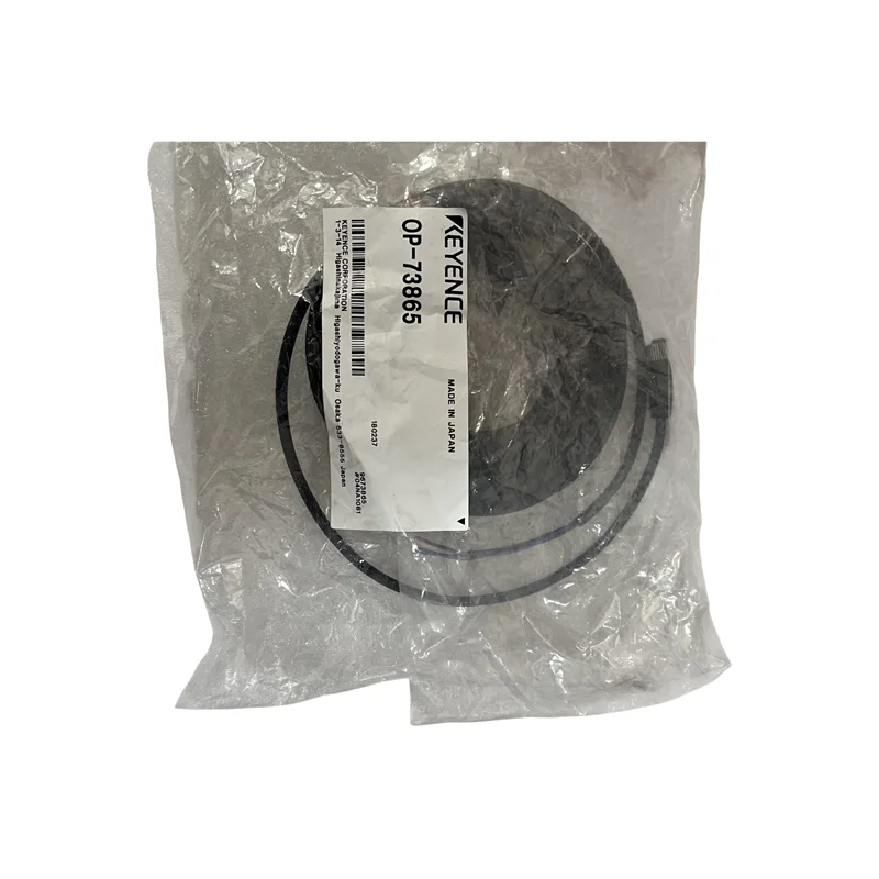Genuine KEYENCE OP-73865 Laser Sensor Connector Cable M8 Straight 10m Physical Connection for signal Transmission and IO Control