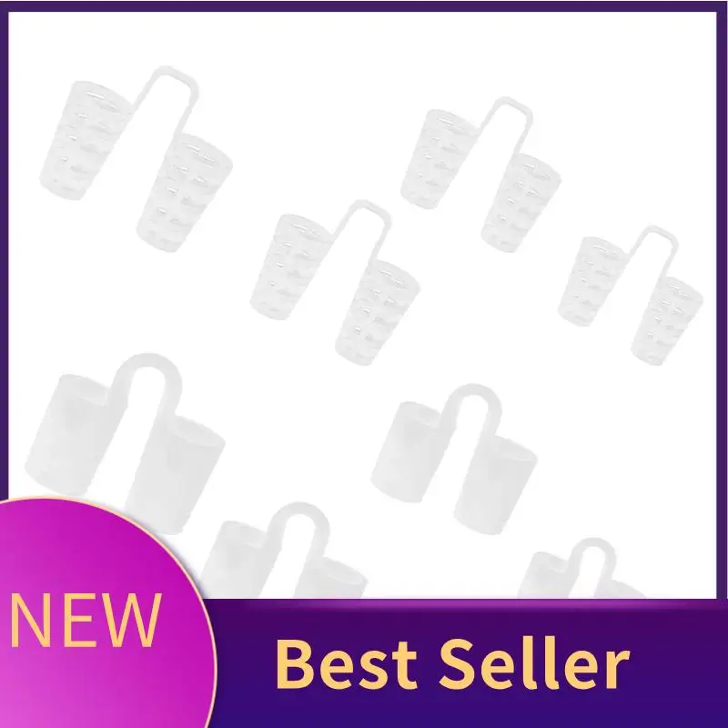 ABHI-8 Pcs Anti Snoring Nose Vents Anti Snore Devices Nasal Dilators Easy Sleep Solution Breathing Aids To Heavy Congestion Reli