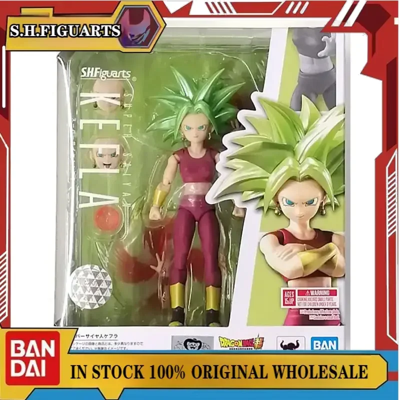 Original BANDAI S.H.Figuarts Dragon Ball Super Super Saiyan Kefla In Stock Anime Action Collection Figures Model Toys