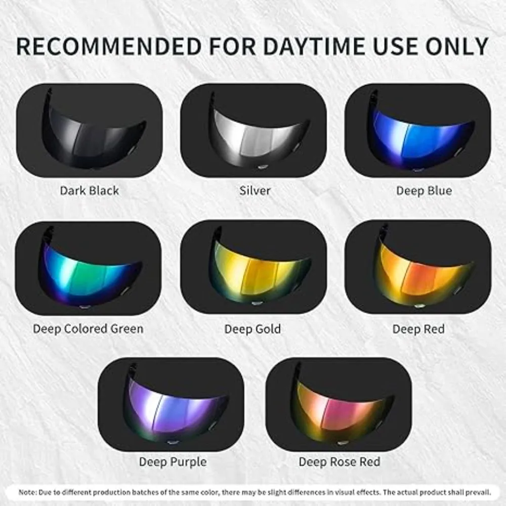 Motorcycle  Qualifier Visor Qualifier DLX Helmet Visor Face Shield  Replacement for Bell Qualifier/Star/Vortex/RS-1/Revolver