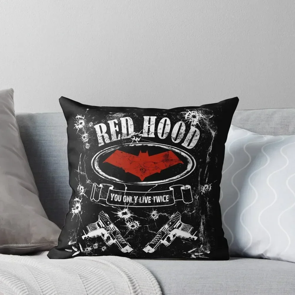 

Red Hood - label whiskey style Throw Pillow Pillow Cover Couch Pillows Decorative pillowcase pillow