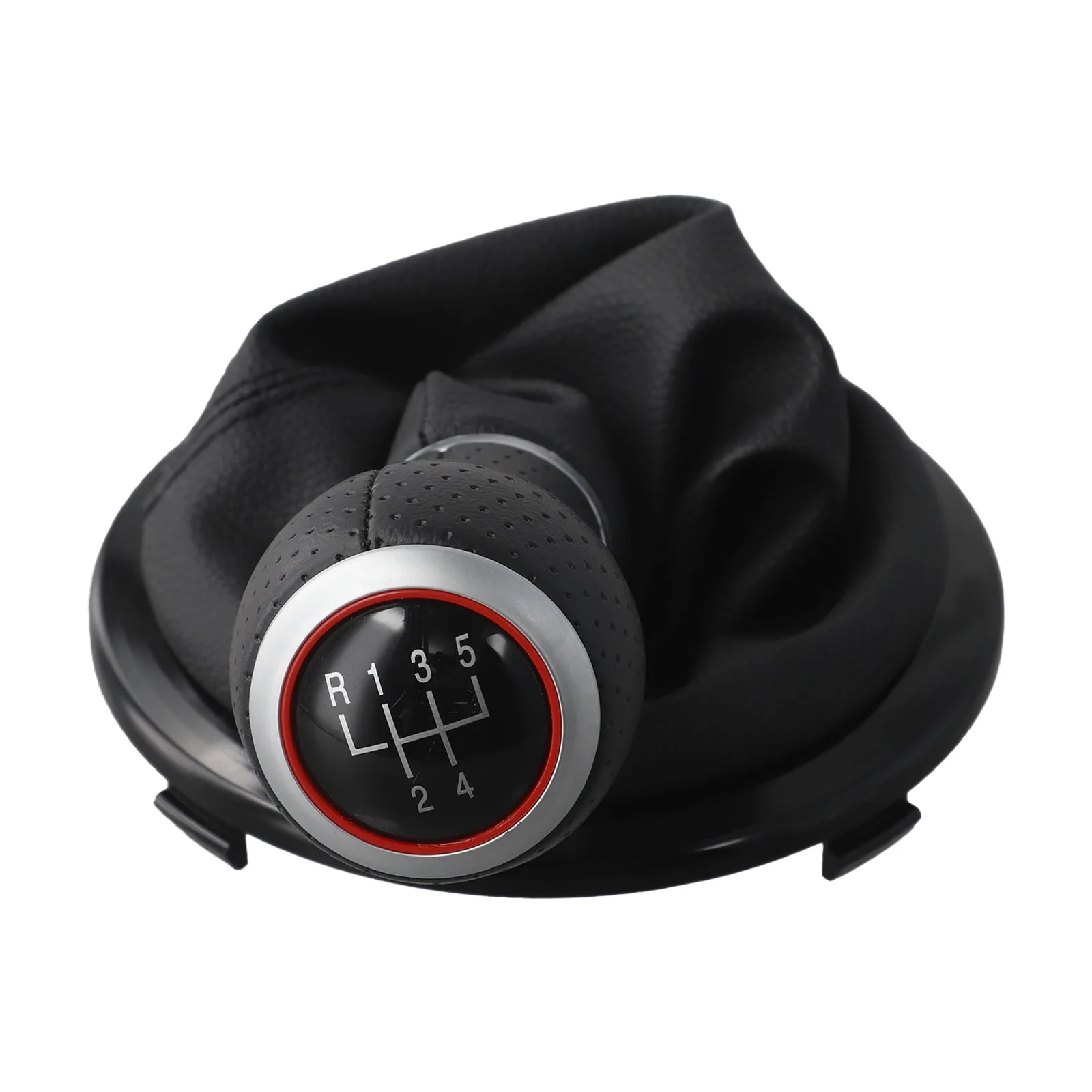 

5 Speed Shift Knob Shift Knob Cover Car Interior Enhancement ABS Material Complete Kit Long-lasting Performance Perfect Fitment