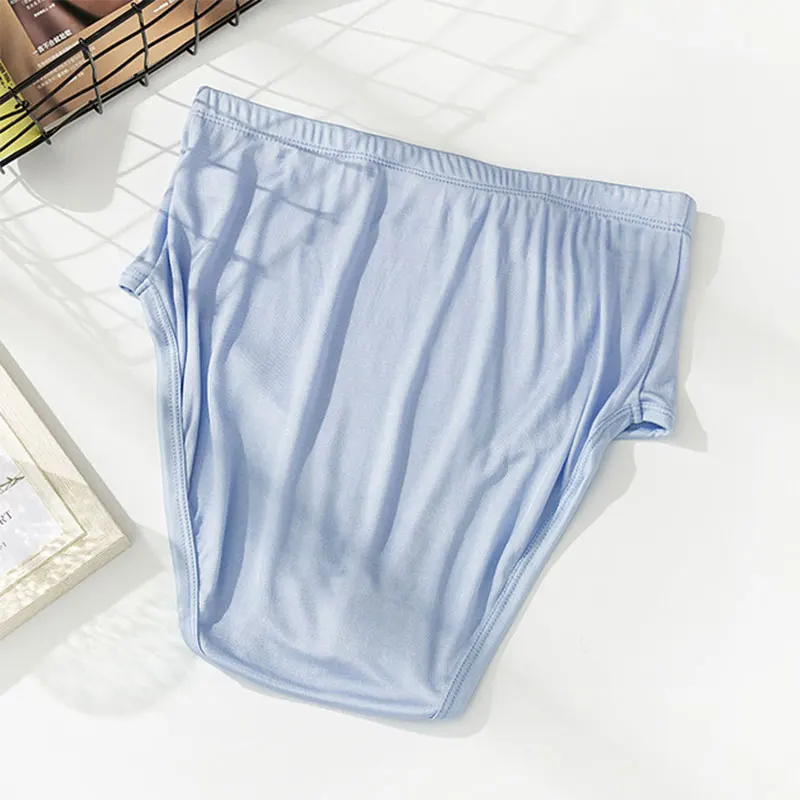 4 PACK 50% silk 50% Viscose Men's Underwear  Briefs Size L XL 2XL 3XL SG102