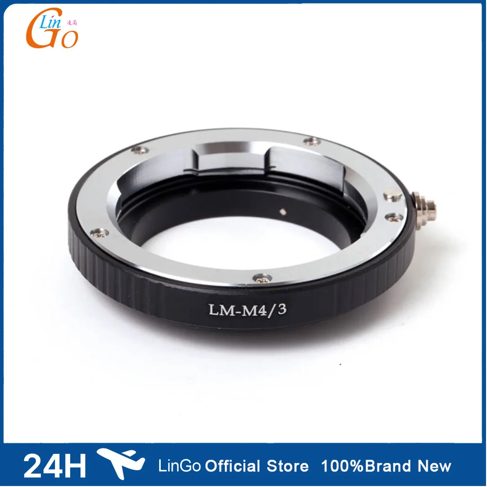 LinGo LM-M4/3 Lens Mount Adapter for Leica M Lens To Micro 4/3 Four Thirds M43 MFT System Camera for Panasonic Olympus Cameras