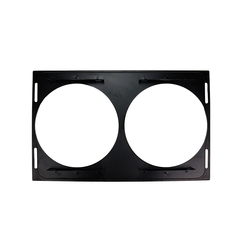14'' x 23'' Universal Auto Air Conditioner Condenser Cover Radiator Fan Hood Electronic Fan Mounting Iron Bracket
