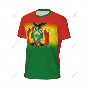3D المطبوعة شبكة الرياضة تي شيرت، علم كولومبيا، دراجة الجري، كرة القدم، التنس، كرة القدم، اللياقة البدنية المحملات حسب الطلب أفضل 12 مبيعا لقميص منتخب بوليفيا - رقم 8