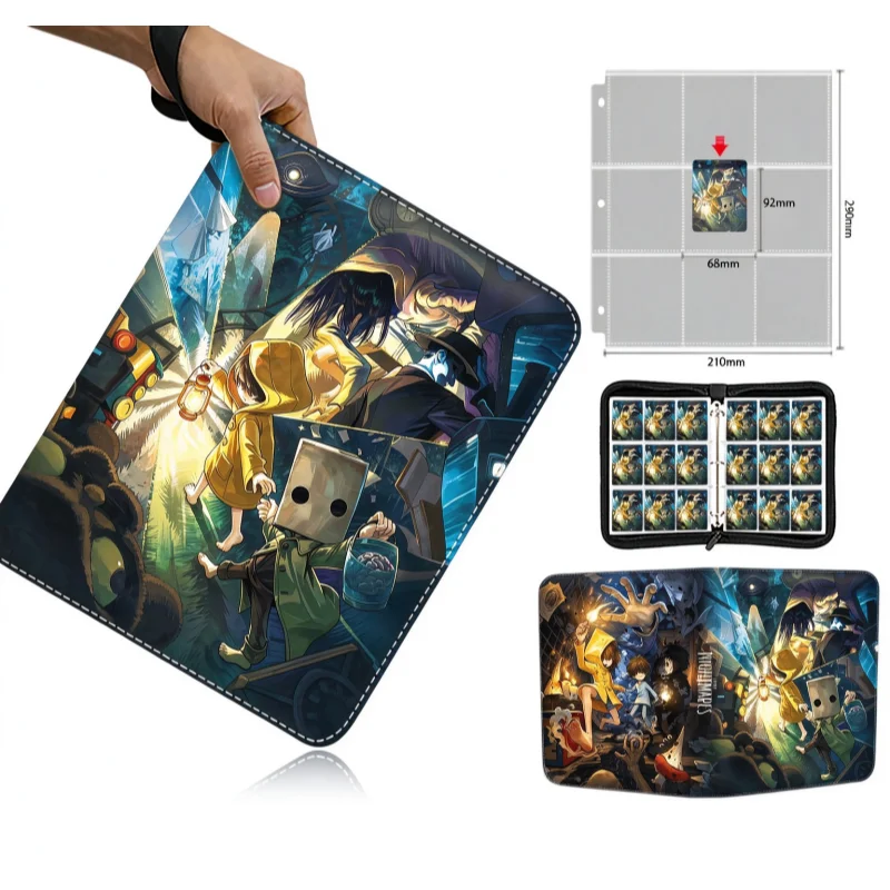 Little Nightmares Six Mono Map Binder Card Book Album Game Card Badge Collection Card Holder Trendy Toy Cartoon Birthday Gift