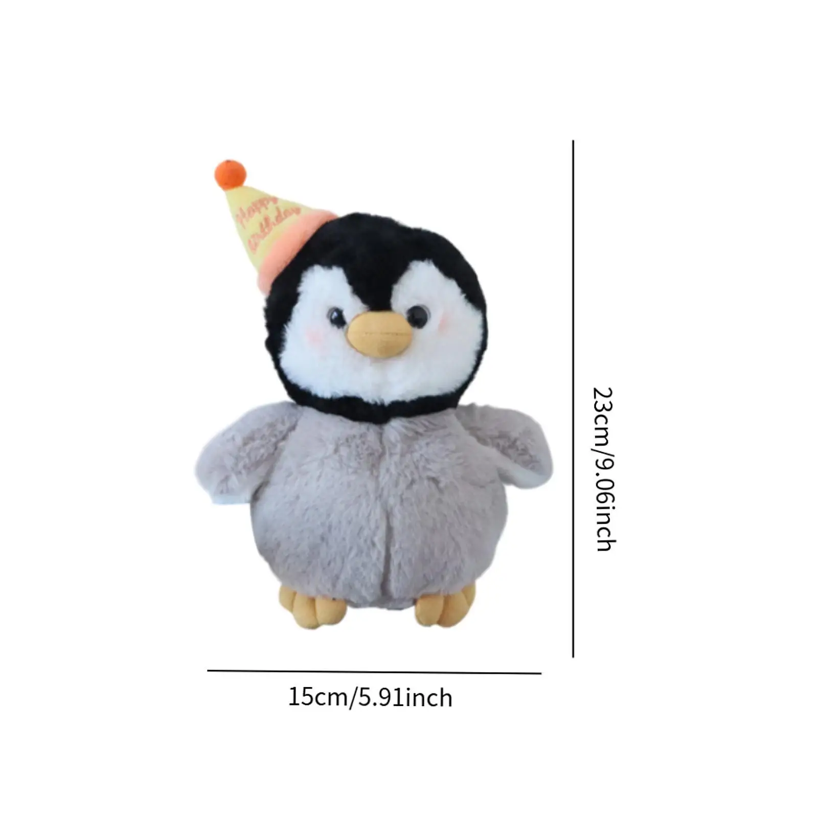 Golf Wood Head Cover Golfer Gift Penguin Cartoon Lightweight Soft Cute Plush for Training Beginners Players Women Men Practicing