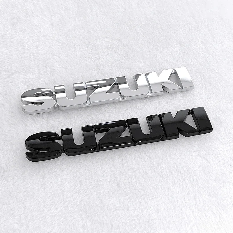 Pegatina de insignia trasera de coche ABS 3D para Suzuki Swift Sport Jimny Grand Vitara Alto SX4 Alivio Samurai Bandit decoración de emblema lateral