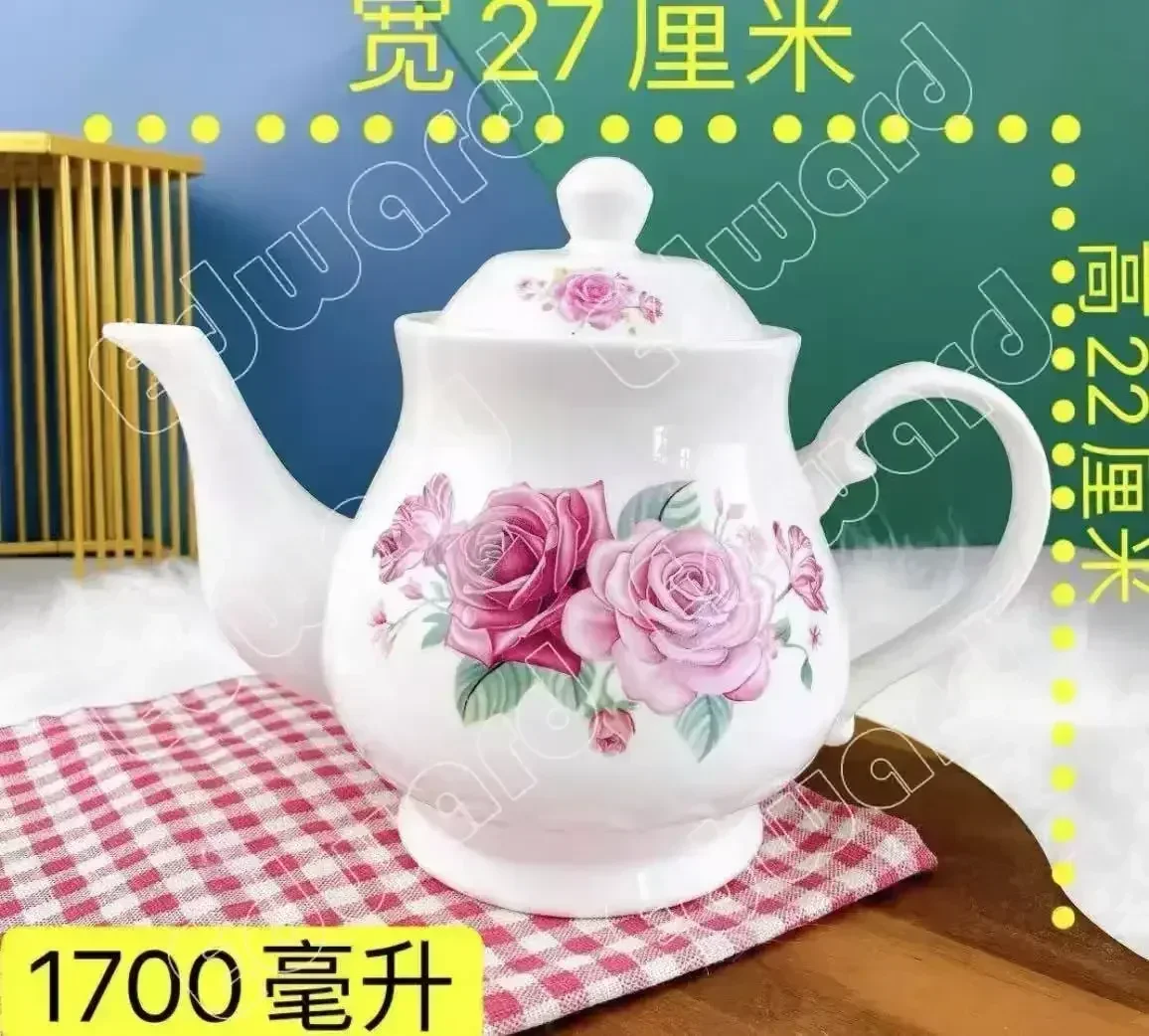 Teapot Relief Style Coffee Pot Mug Cup Jug Jar Modern Style Ceramic Milk Pot Simple Style Waterpot Cup Mug Household Use Teapot