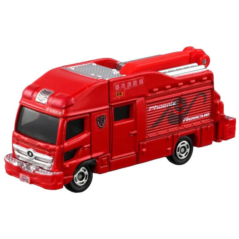 

TOMY Simulation Alloy Car Model Tomica Cars Toys For Boys Toy No. 32 Fire Truck Rescue Work Truck 173311