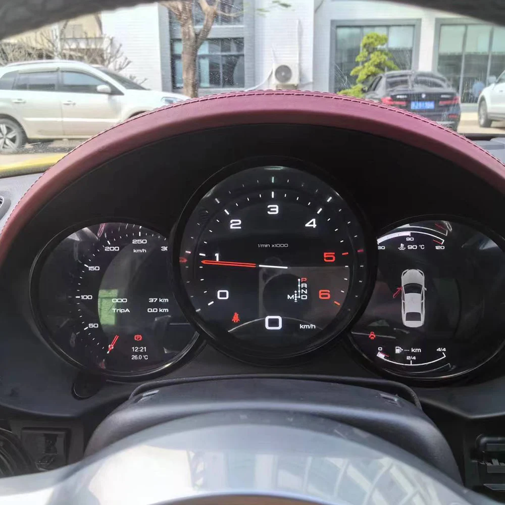 

Digital Cluster For Porsche Boxster S 981 2012-2016 Dashboard LCD Instrument Panel Speedometer Screen Virtual Cockpit Head Unit