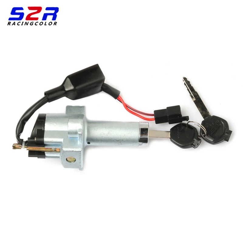 Motorcycle Ignition Switch Fuel Gas Cap Key Fuel Tank Cap Side Panel Lock for Honda CB125 CB125F CB 125F 125 ACE CG125 XL125