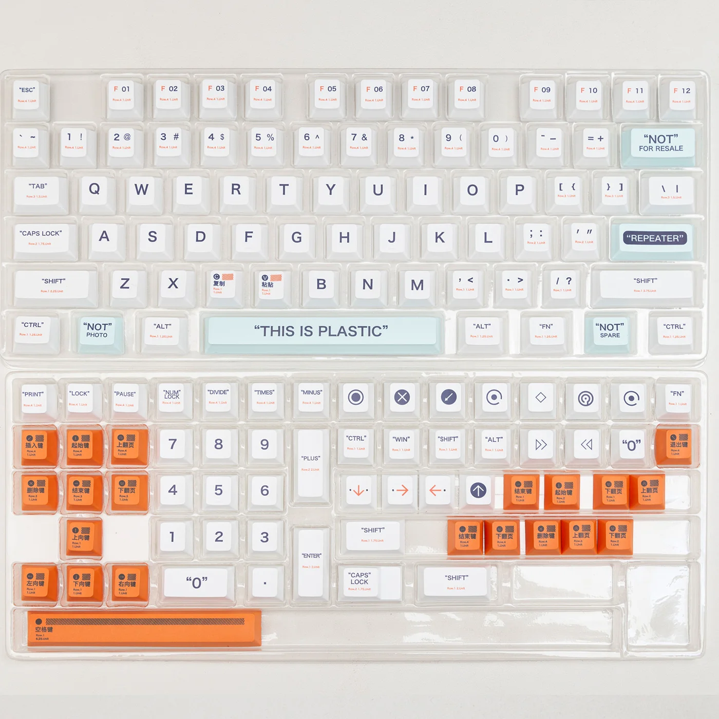 Plastic keycap factory highly fresh pbt material thermal sublimation Ningzhi MOJO K75 61/68/84/87/9