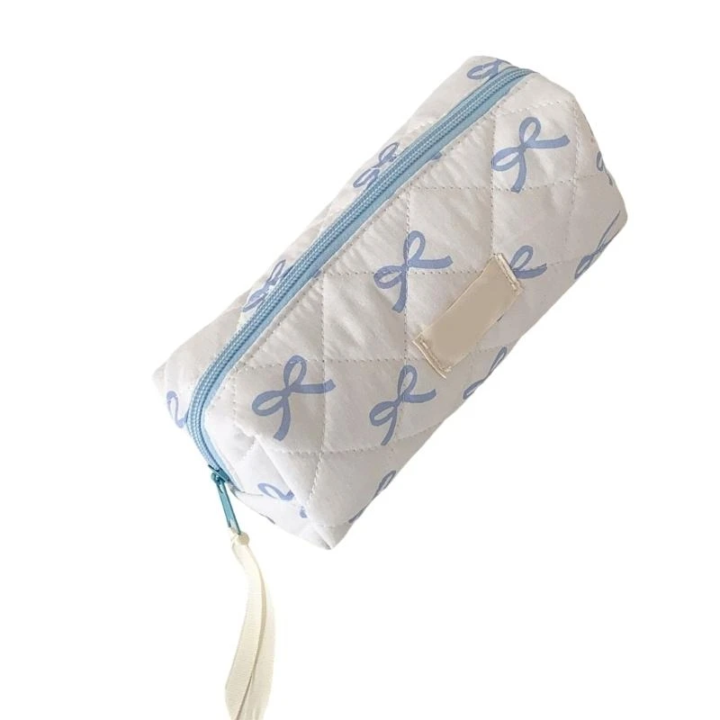 Multipurpose Pen Bag Large Capacity Pencil Case 7.55x3.38x2.91Inch Travel Pen Pouches Travel Makeup Bag for Girl Women K92C