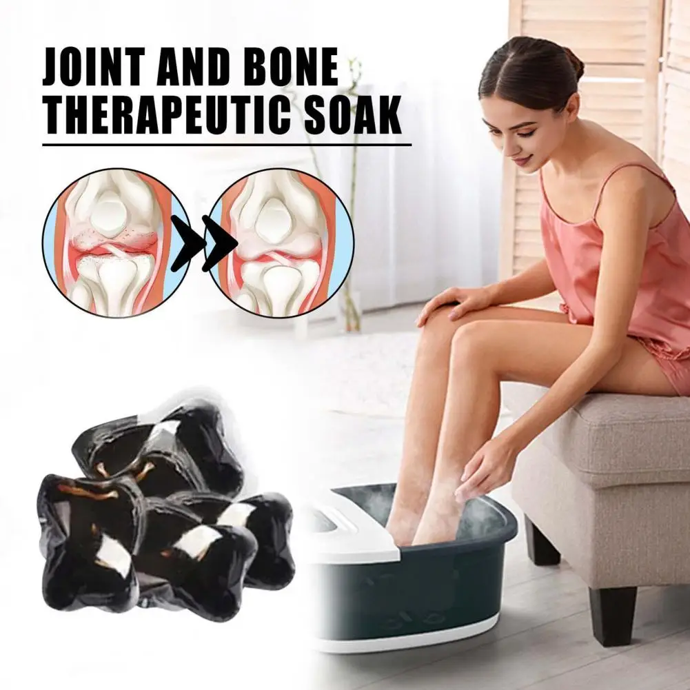 5Pcs Foot Soak Bead Body Knee Joint Lumbar Shoulder Pain Relief Feet Care Bead Natural Herbal Foot Bath Gel Bead Kit