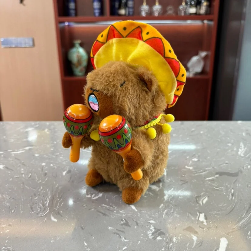 

Bestselling Capybara Plu Toy Records Sou And Dances Vibrates And Moves like a Real Animal Eonal Toys for Children