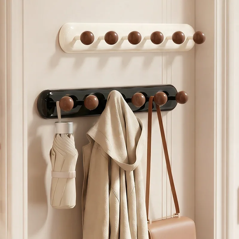 

Magnetic hooks behind doors, rows of hooks without drilling, household magnetic adhesive hooks for clothes hanging