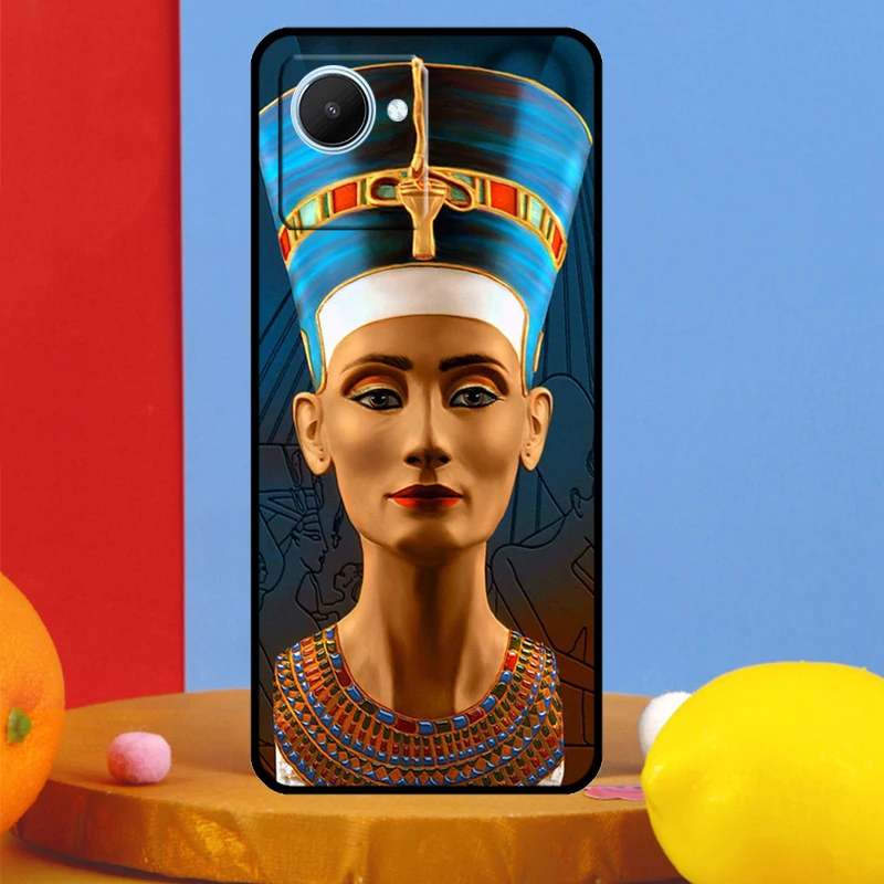 이집트 네페르티티 아누비스 앙크 리얼미 GT 네오 5 6 9 10 11 12 프로 플러스 C11 C25 C21Y C30 C31 C33 C35 C51 C53 C55 C67 케이스