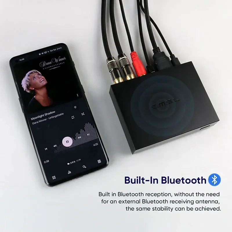 SMSL PS100 DAC HDMI ARC ES9023 Chip Audio Converter Multifunctional Audio Converter High Peformance Power for Car Music  Home
