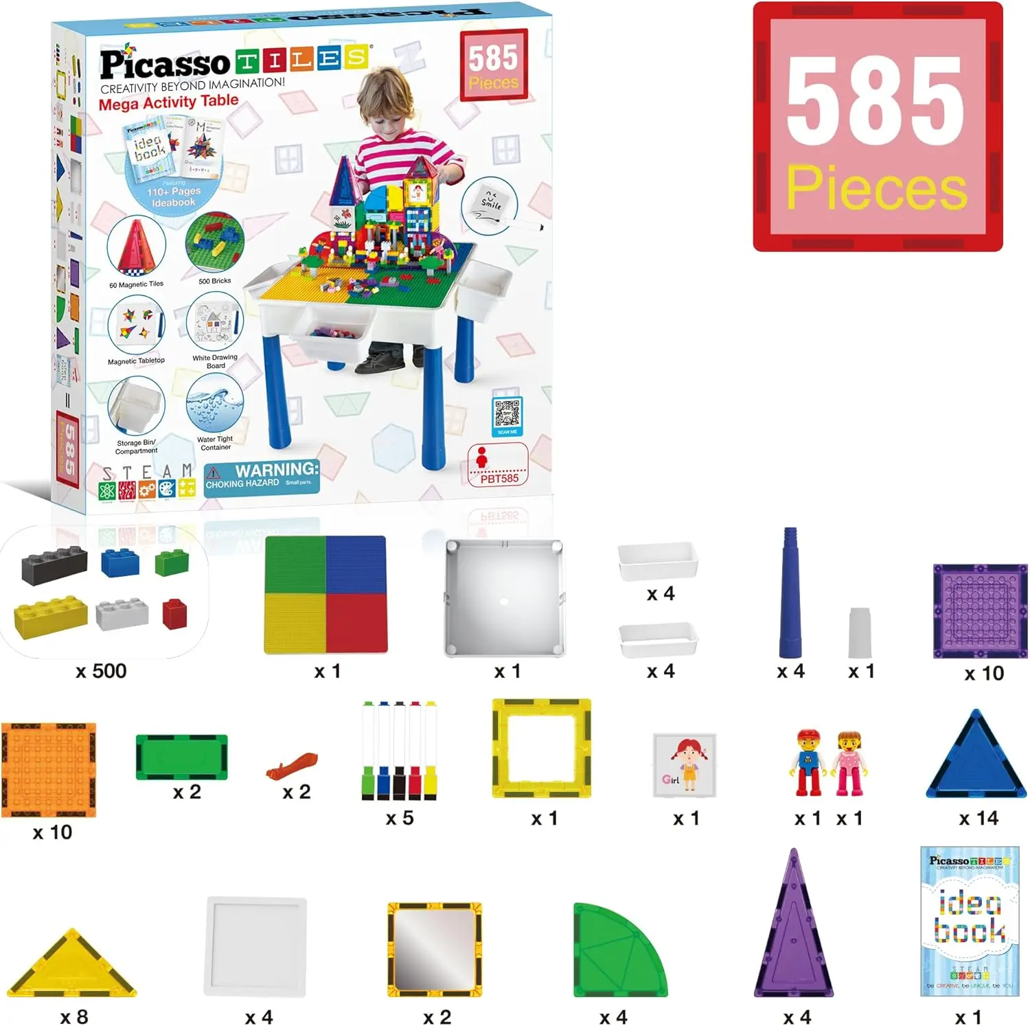 طوب وبلاط مغناطيسي للأطفال ، تظاهر باللعب ، تعلم بطوب قابل للعكس ، سبورة بيضاء ، شارع الطاولة ، مونتيسوري ،