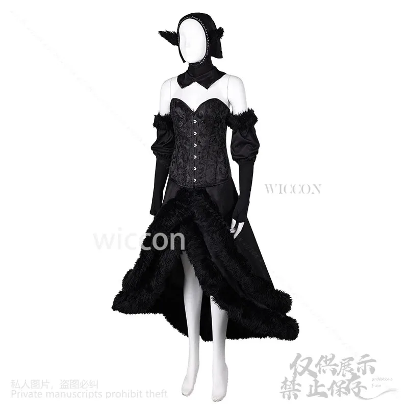 

COSda@Anime Marcille Cosplay Black Cloth Lolita Dress For Dungeon Meshi Roleplay Halloween Christmas Suit For Girls Woman Custom