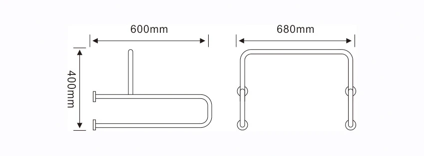 Foshan faoctory ที่พักแขนพลาสติกไนลอนสำหรับผู้พิการ, ที่วางแขนกระโถนเพื่อความปลอดภัยในห้องน้ำ