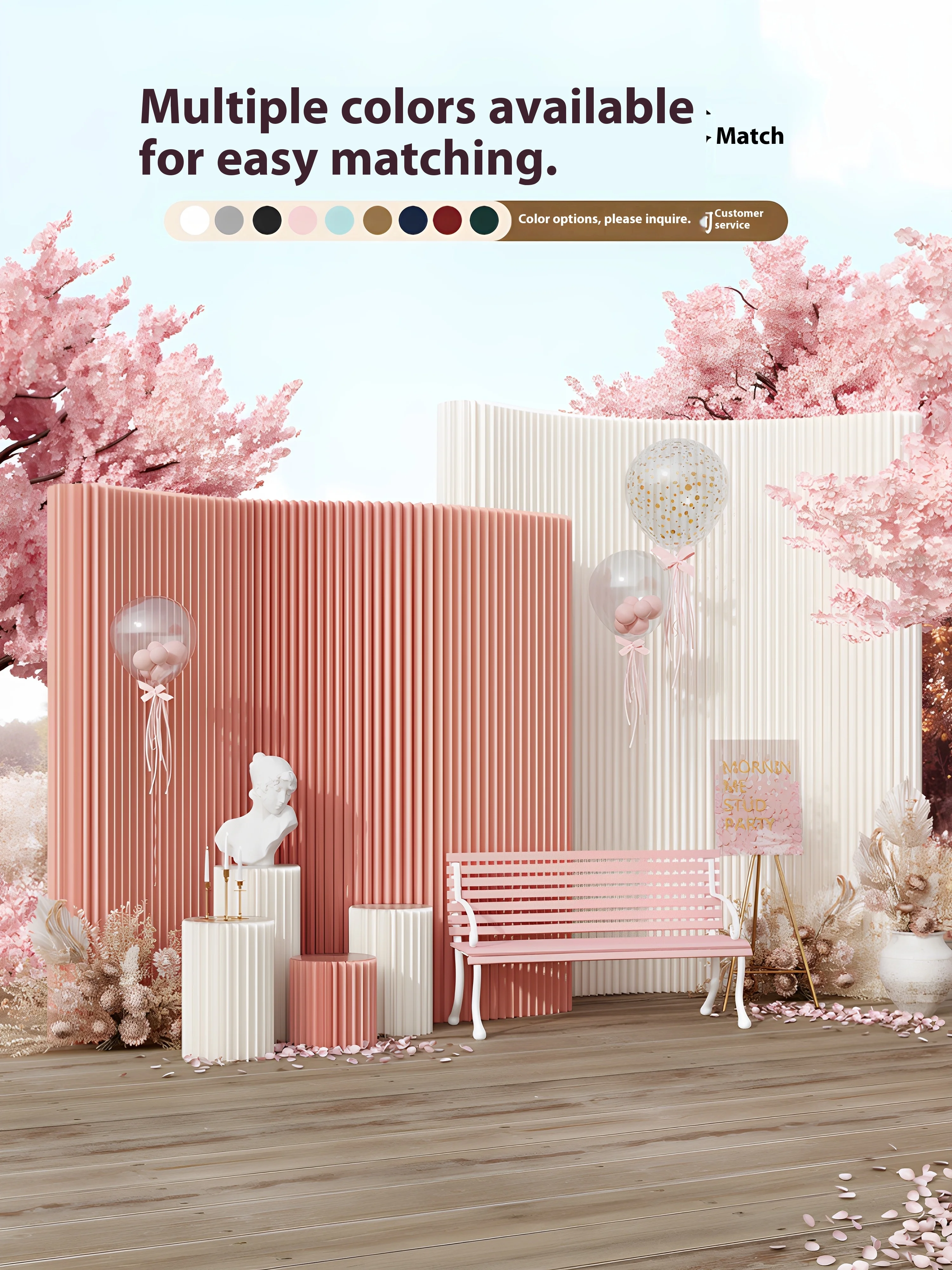 Folding  Paper Screen Partition Living Room Office Beauty Salon Mobile Live Stream Background  room divider panel divider wall