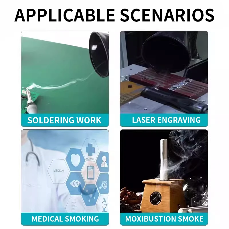 

Вытяжка для удаления дыма BK261/BK262 с ЖК-дисплеем для сварки/лазерной гравировки/пайки, мобильный очиститель дыма от паяльника