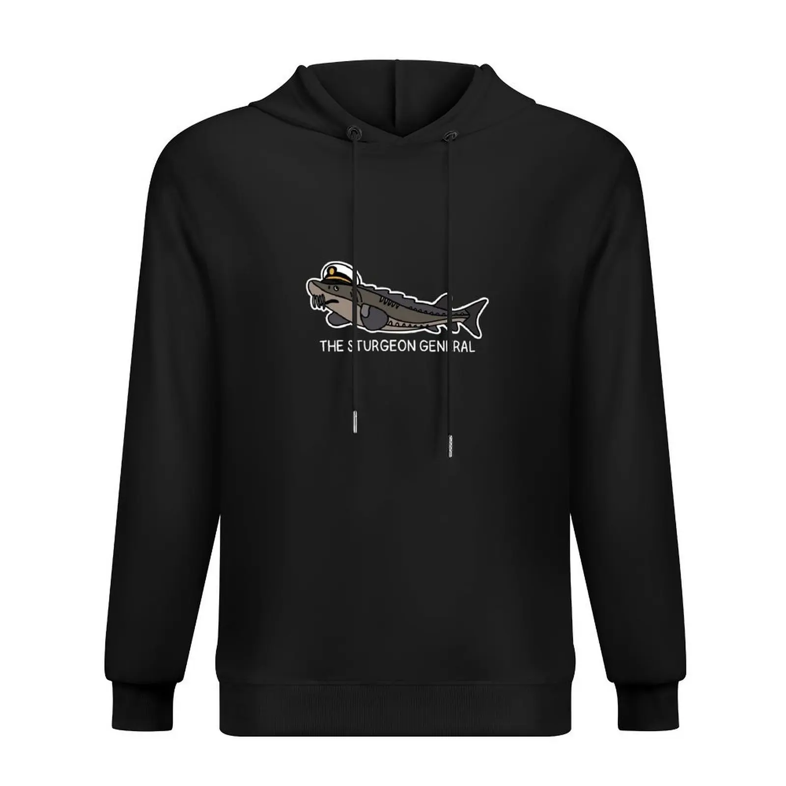 

(Version for DARK COLORED Items) THE STURGEON GENERAL Hoodie men wear anime clothes autumn new products anime hoodie