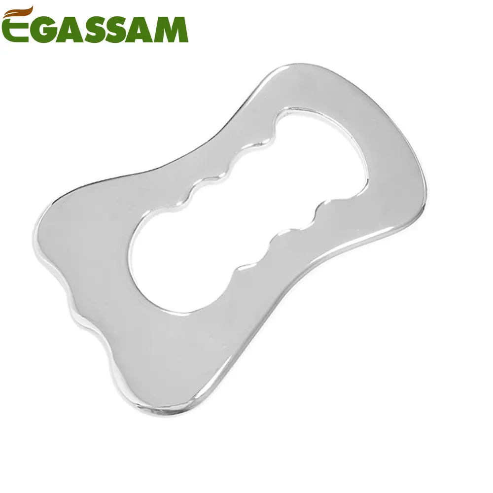 EGASSAM 1Pcs Stainless Steel Gua Sha Scraping Massage Tool IASTM Tools Great Soft Tissue Mobilization Tool
