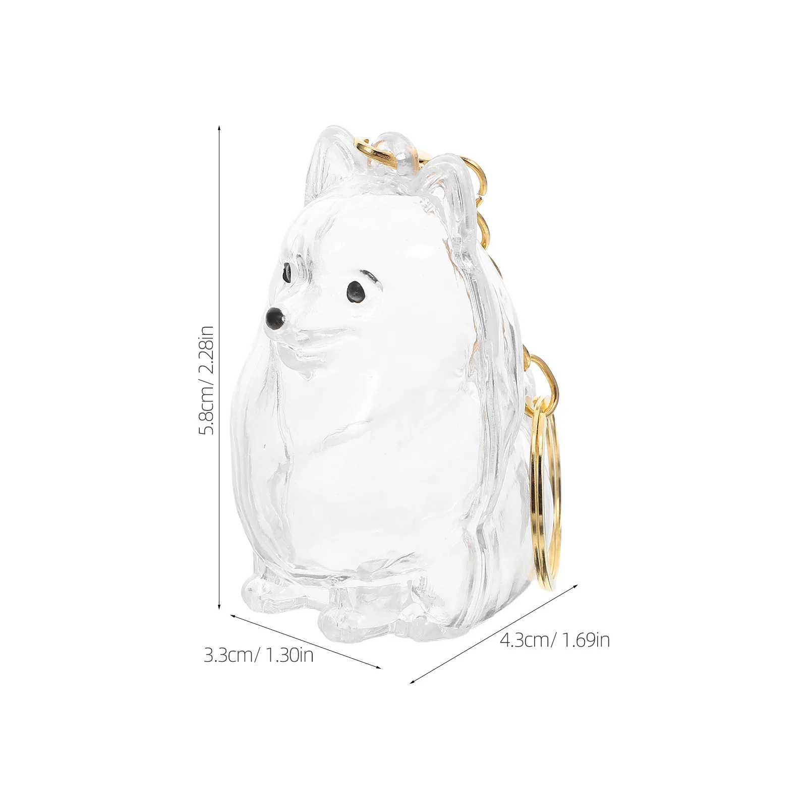 2 قطعة صندوق تذكار شعر الكلب زجاجة بلاستيكية شفافة جرو المفاتيح التذكارية ملحقات الحيوانات الأليفة المنظم التخزين المحمولة