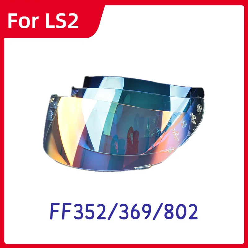 

Для LS2 FF352-369-802 мотоциклетный шлем, козырек, защитные очки, ночное видение, вместимые многоцветные гальванические линзы «Аврора»