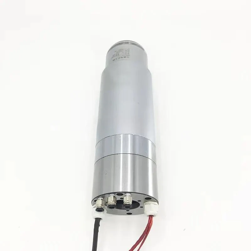 120mm OD BT30 Automatic Tool-Change Spindle, 7.5kW 24000RPM Water-Cooled Built-in Motor Spindle for CNC Milling
