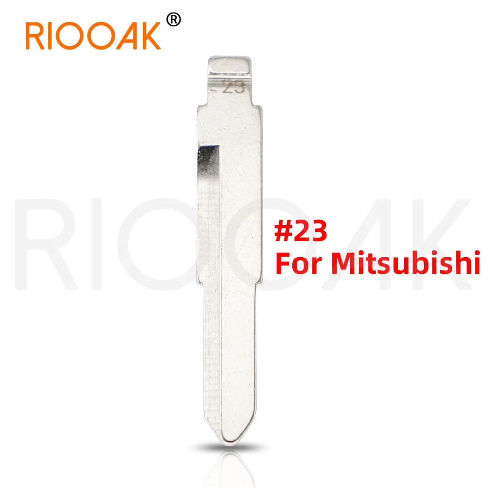

10pcs Uncut Metal Car Key Blade #23 KD Univerdal Remote Blank for Mitsubishi Suzuki Alto Replacement Spare Key Blade