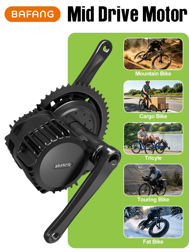 AliExpress BAFANG Bafang 48V 52V 1000W CAN Motor BBSHD Ebike Conversion Kit Electric Bicycle Mid Drive Engine BBS03 M615 MM G320.1000.C