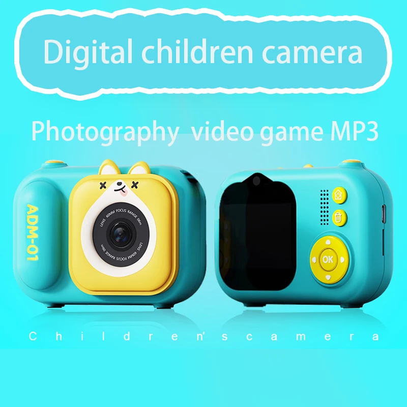 

Digital Children Camera for Photography Instant Print Photo Kids Camera Mini Thermal Printer Video Game MP3