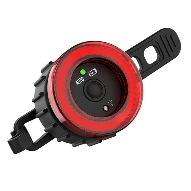 จักรยานสมาร์ทไฟท้ายเบรค LED ชาร์จไฟท้ายจักรยานไฟท้ายจักรยานเตือนไฟท้ายจักรยาน